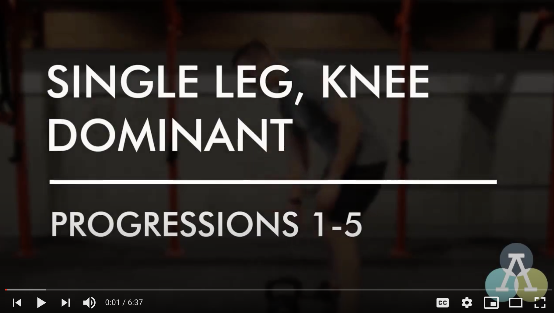 Unilateral Leg Progressions 1–4 & Variations 1–2